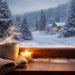 A View of Winter from a home window.